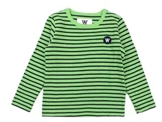 Wood Wood bluse Kim pale green / navy stripes